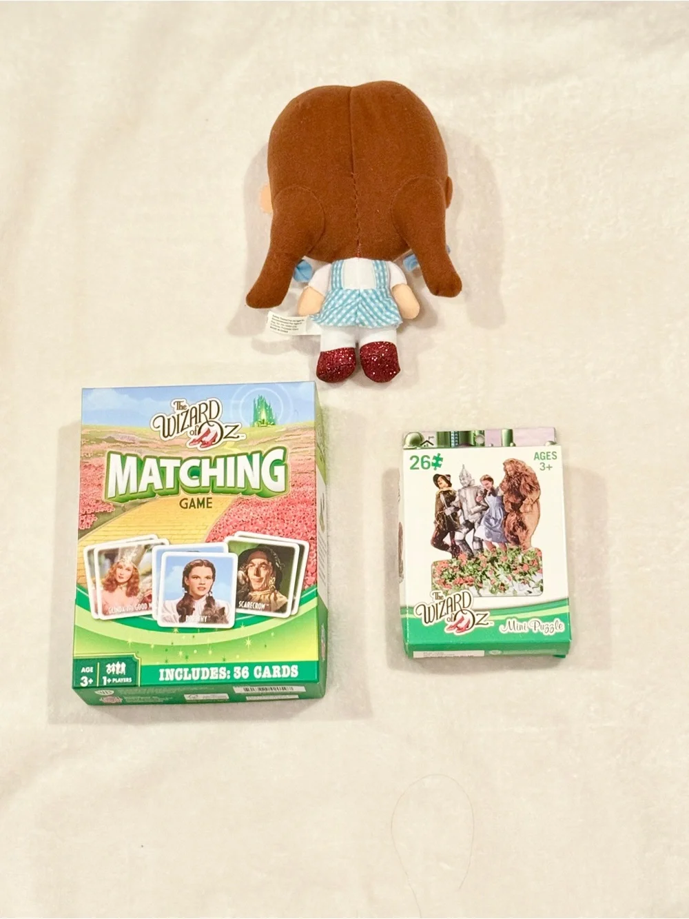 The Wizard of Oz Fan Bundle: doll, Matching Game and puzzle